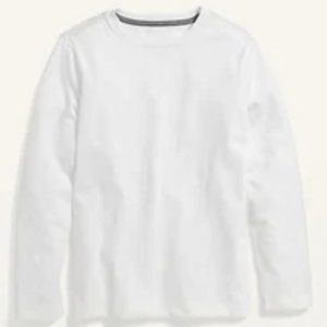 Old Navy Softest Long-Sleeve T-Shirt for Big Boys White Size XL (14-16)